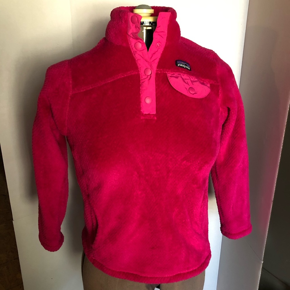 PATAGONIA T SNAP PULLOVER GIRLS M FLEECE JACKET